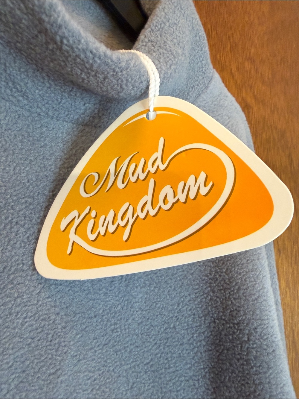 NWT Mud Kingdom Kids Blue/Gray Fleece Mock Neck Pullover Sweater Size 150 (US 1 - Picture 5 of 6